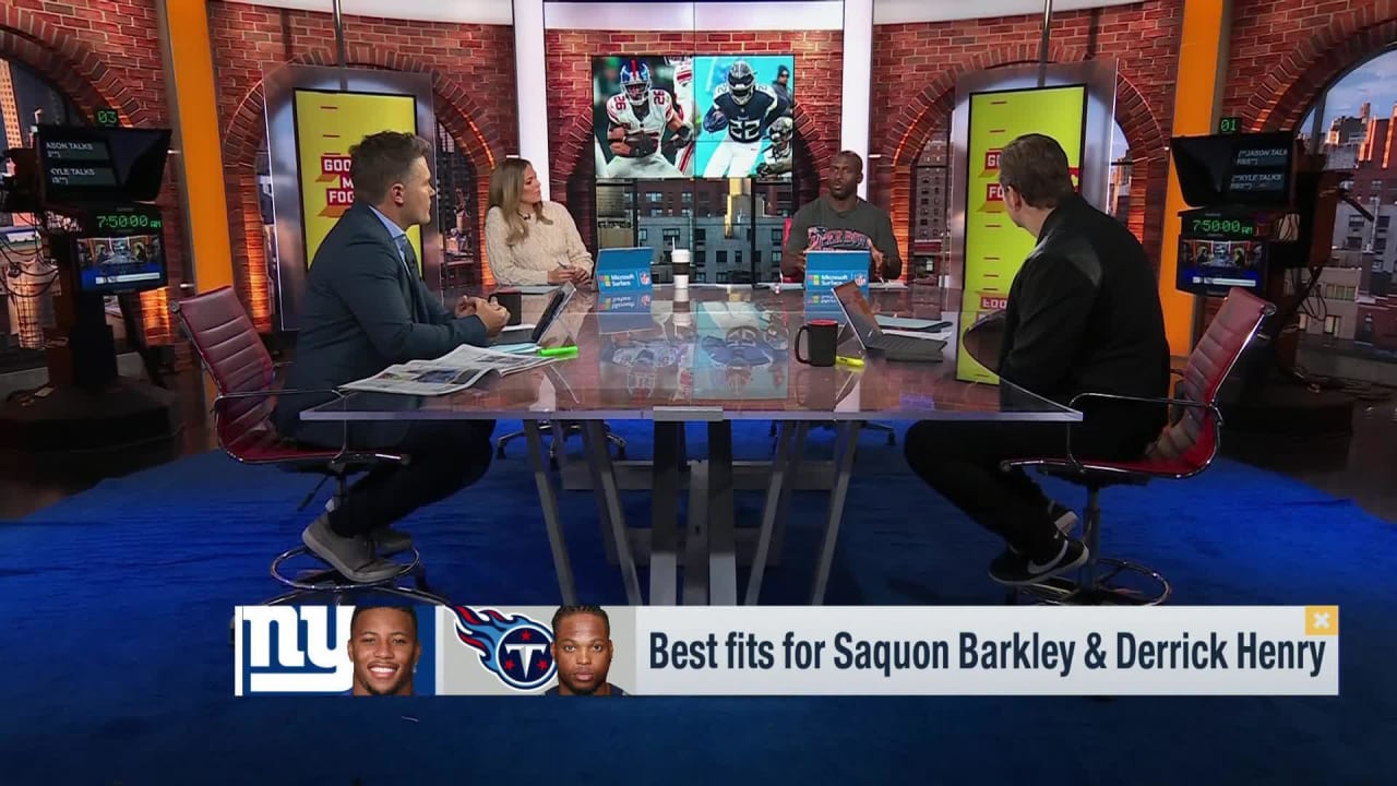 Best Fits For Running Backs Saquon Barkley And Derrick Henry | 'GMFB'