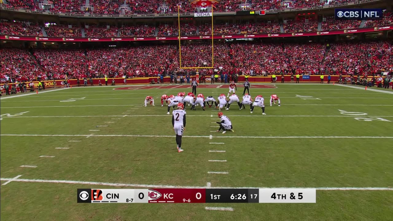 Cincinnati Bengals kicker Evan McPherson's 34-yard FG opens scoring in