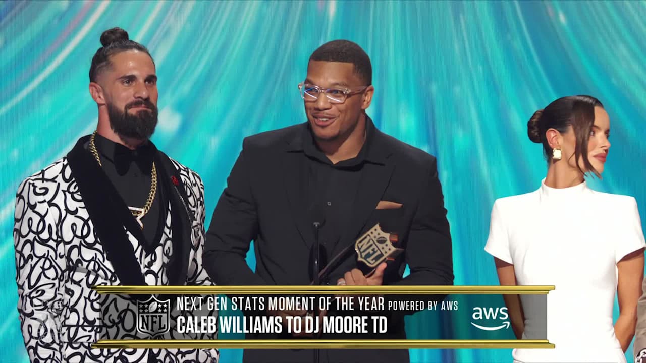 caleb williams green dress Chicago Bears Week 16 walk-off touchdown vs. Bay Packers wins 2025 NGS Moment of the Year Women's Formal Satin Dress