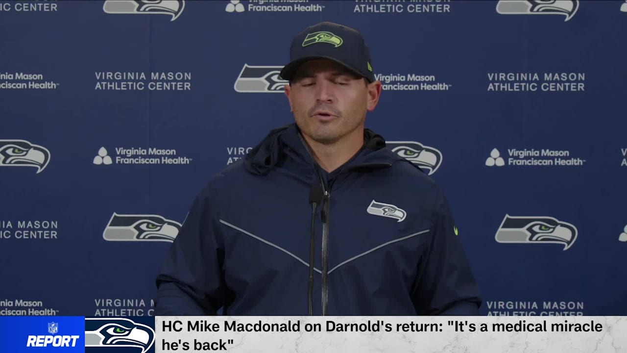 Seahawks QB Sam Darnold will start Week 3 vs. Commanders, saying he is 'taking it day by day' on his injury