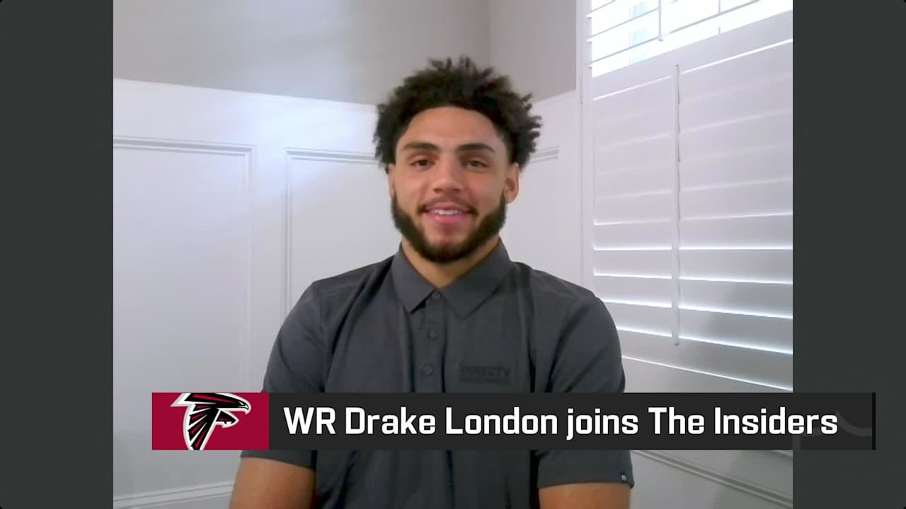 Wide receiver Drake London joins 'The Insiders' to talk about Atlanta ...