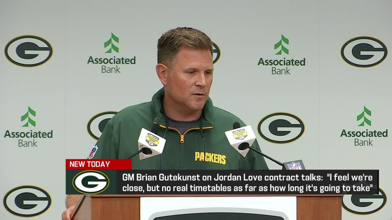 Green Bay Packers general manager Brian Gutekunst: Quarterback Jordan ...