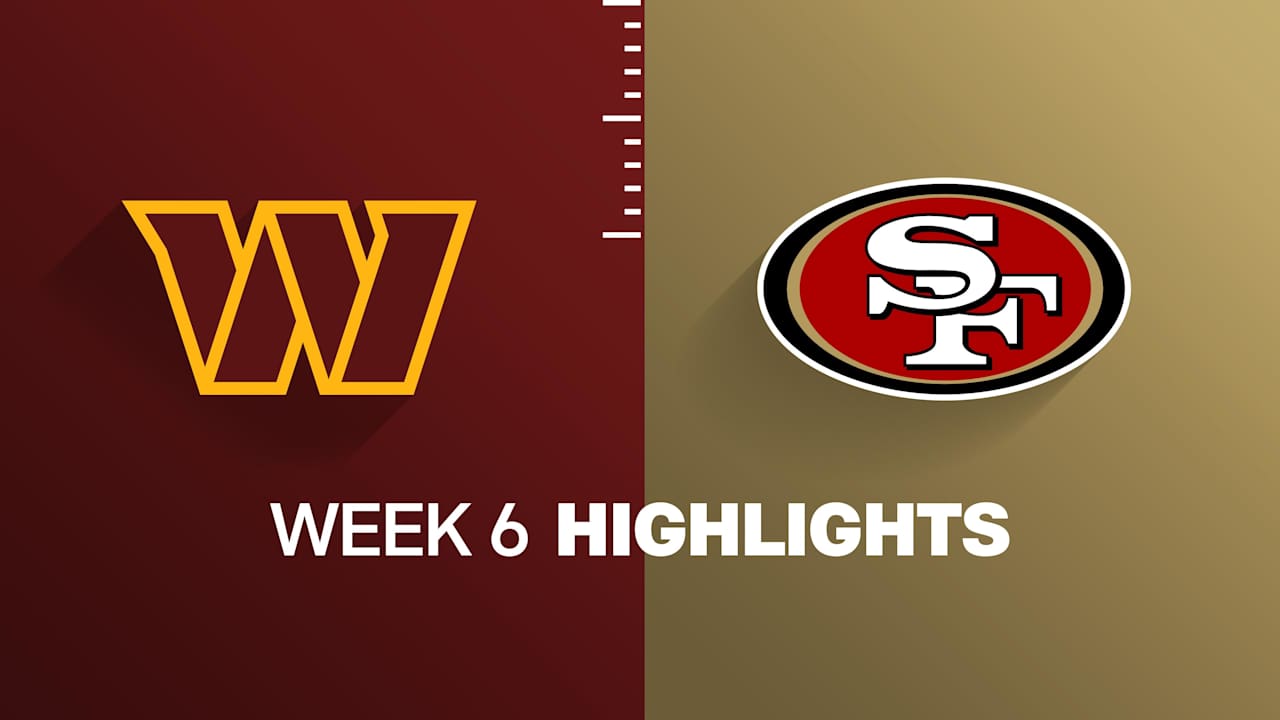 Commanders vs. 49ers highlights | Week 6 video thumbnail