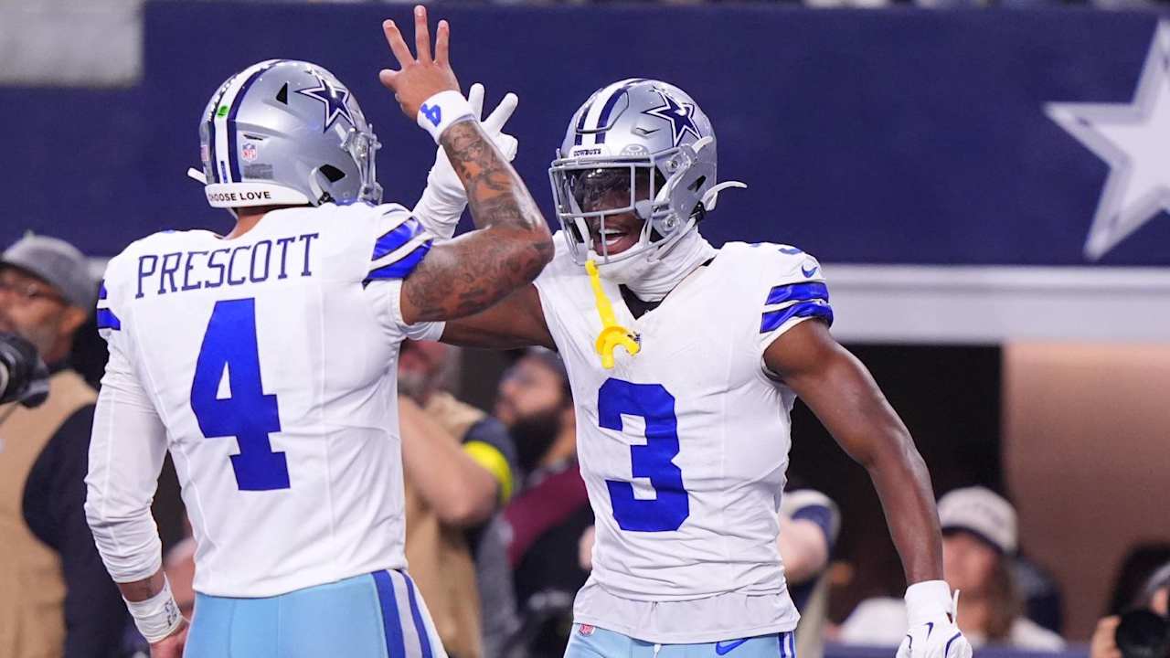 Cowboys QB Dak Prescott on offseason workouts with WR George Pickens: 'He's  looked great'