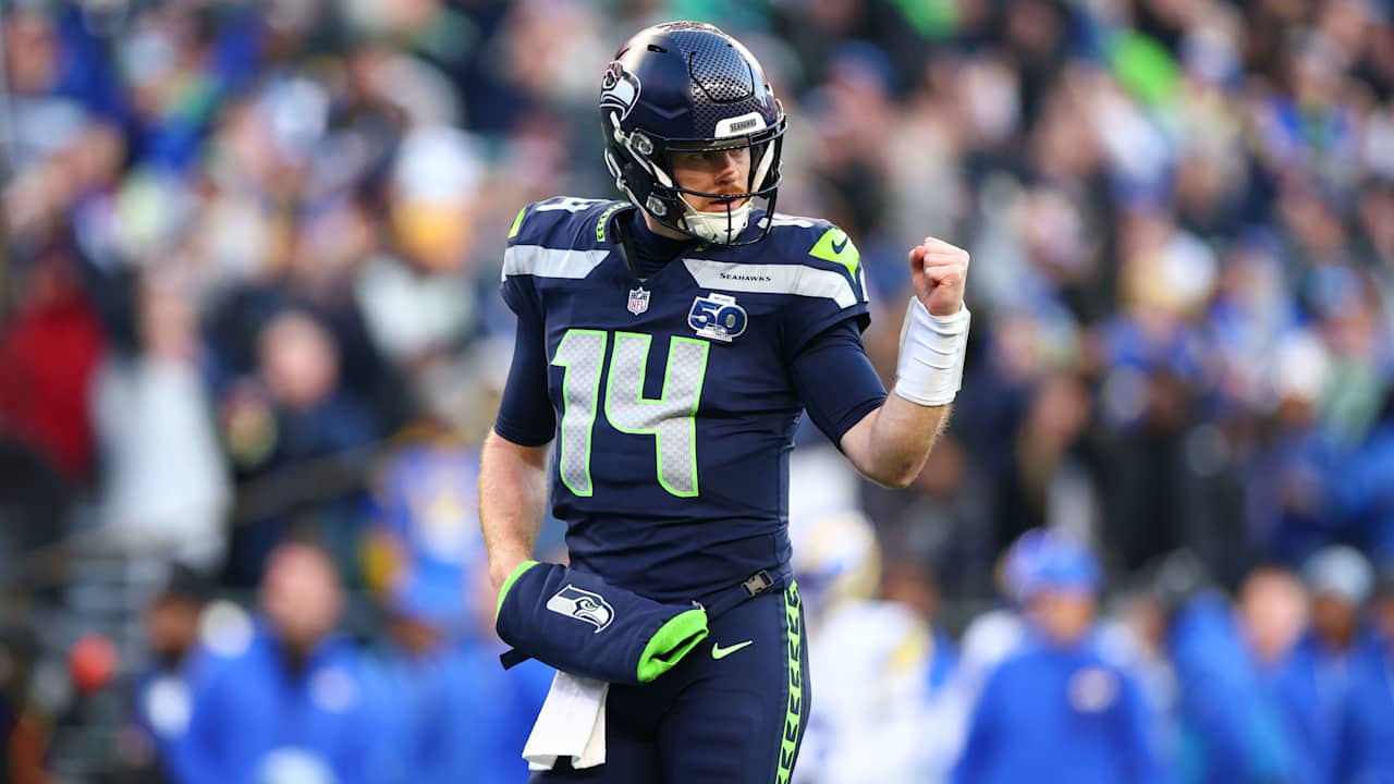 Mike Macdonald on Sam Darnold's sterling 3 TD NFC title win: 'He just shut a lot of people up tonight' - NFL.com