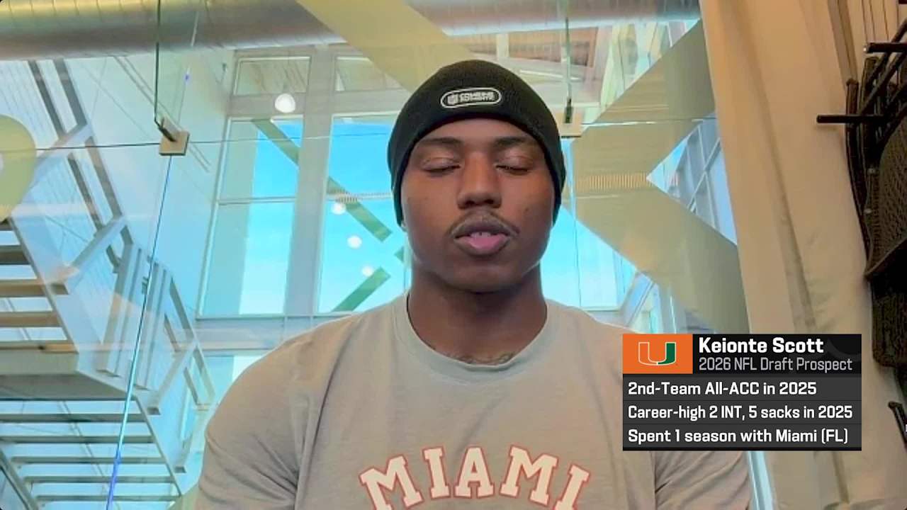 Miami CB prospect Keionte Scott discusses combine, pre-draft meetings on 'The Insiders' – NFL.com