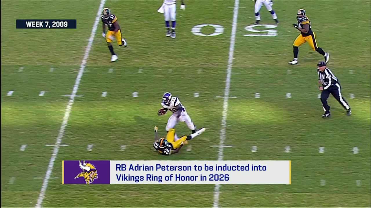 'GMFB' on Minnesota Vikings inducting running back Adrian Peterson into ...