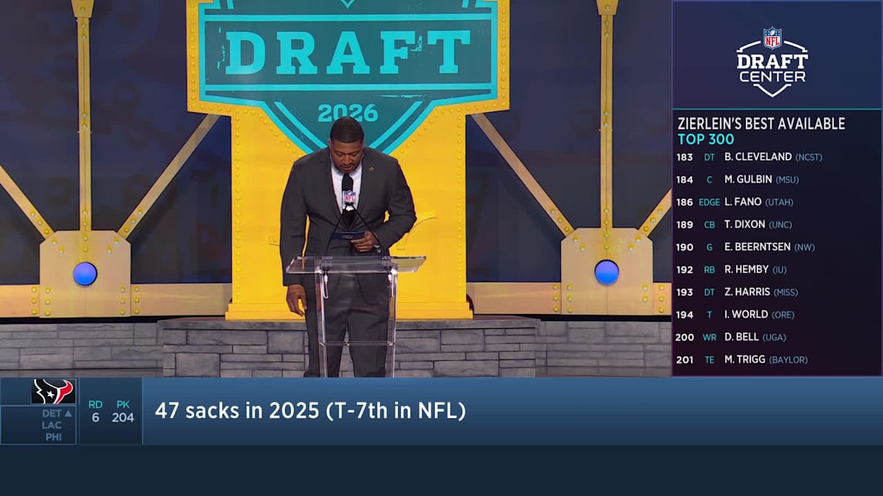 Texans Select WR Lewis Bond: Pick 204 Breakdown