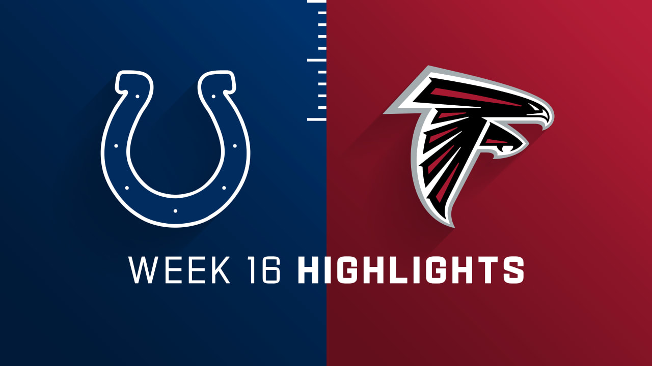 Indianapolis Colts Vs. Atlanta Falcons Highlights | Week 16