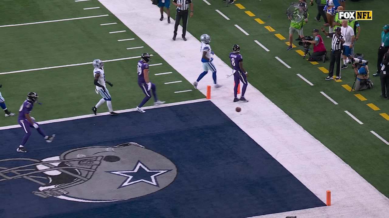 Baltimore Ravens quarterback Lamar Jackson outruns Dallas Cowboys ...