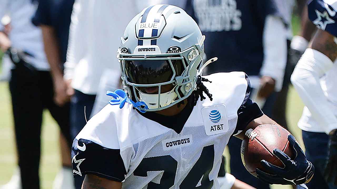 Cowboys rookie RB Jaydon Blue, fueled by criticism of work ethic, earns  first-team reps at camp