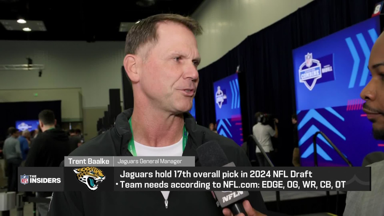 Jacksonville Jaguars general manager Trent Baalke discusses Jags