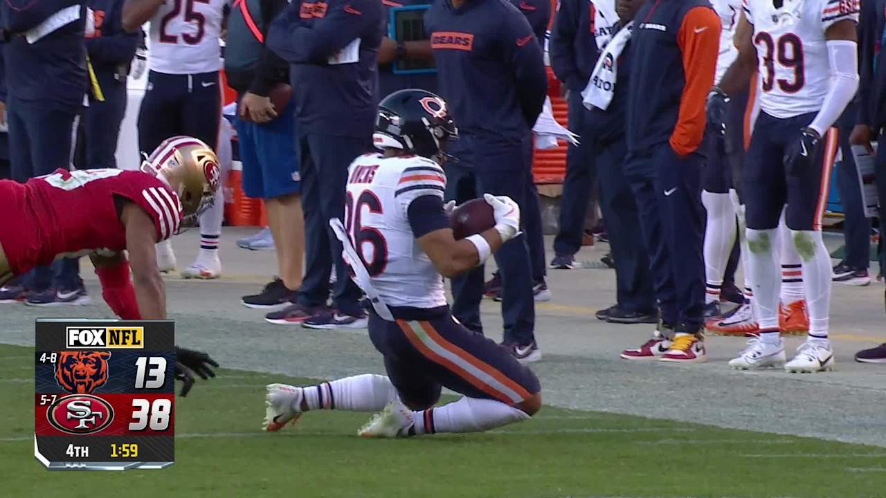 Chicago Bears defensive back Jonathan Owens' first interception since ...