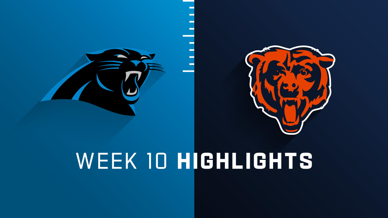 Carolina Panthers vs. Chicago Bears highlights Week 10