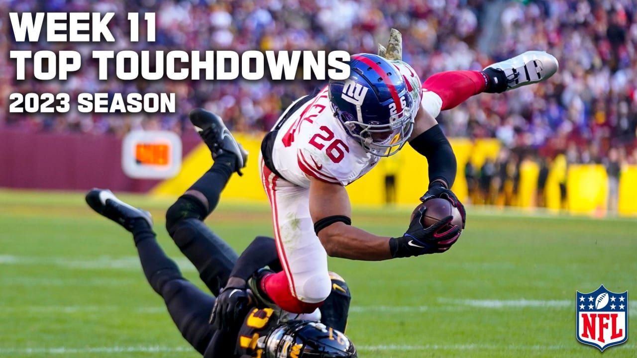 Top touchdowns Week 11