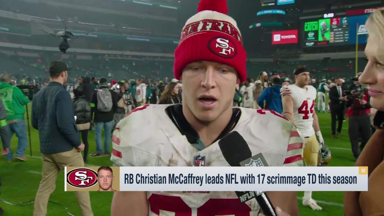 San Francisco 49ers Running Back Christian McCaffrey On 49ers Week 13 ...