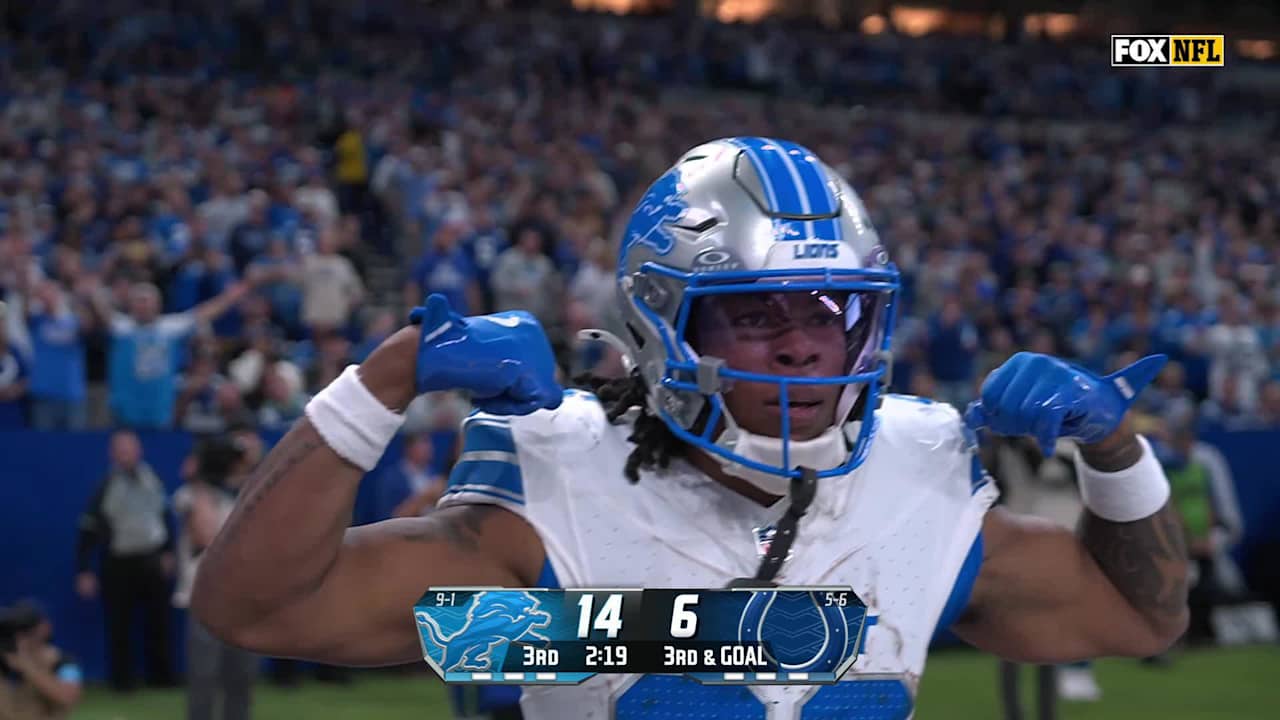 Detroit Lions running back Jahmyr Gibbs' best plays from his two ...