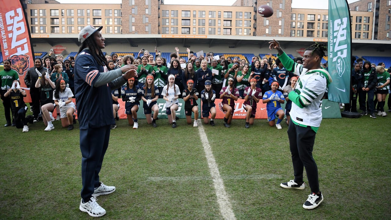 Bears, Jets announce expansion of UK NFL Girls Flag league ahead of International Women’s Day