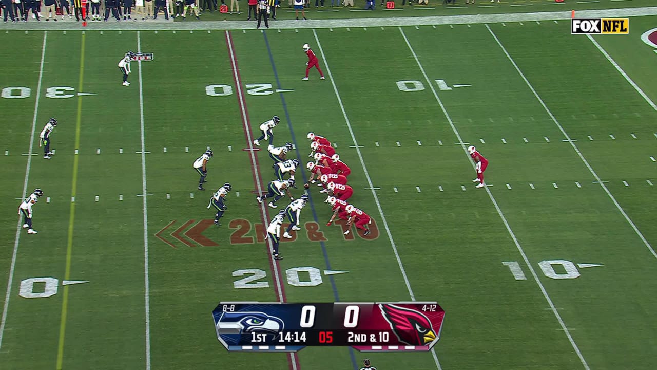 Arizona Cardinals tight end Trey McBride's first catch of game goes for