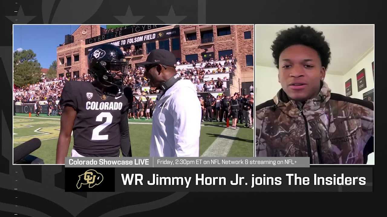 Wide receiver Jimmy Horn Jr. joins 'The Insiders' for exclusive ...