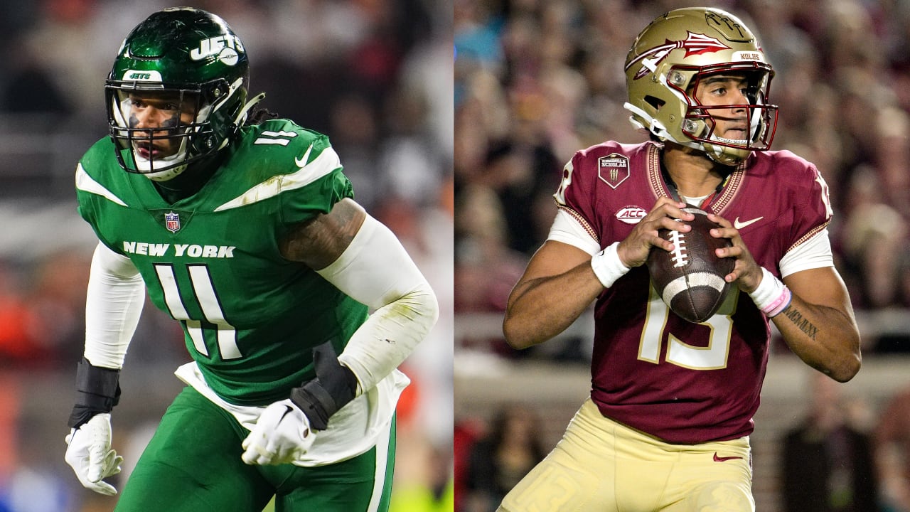 New York DE Jermaine Johnson II pushed for Jets to draft college teammate QB Jordan Travis: ‘It’s a perfect situation’