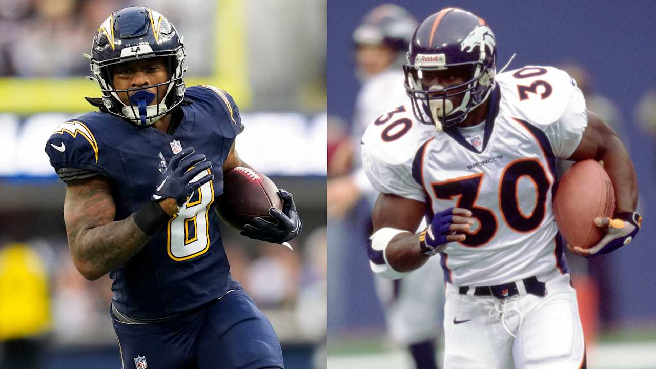 Chargers' Omarion Hampton: OC Mike McDaniel told me I remind him of Hall of Famer Terrell Davis Chargers' Omarion Hampton: OC Mike McDaniel told me I remind him of Hall of Famer Terrell Davis