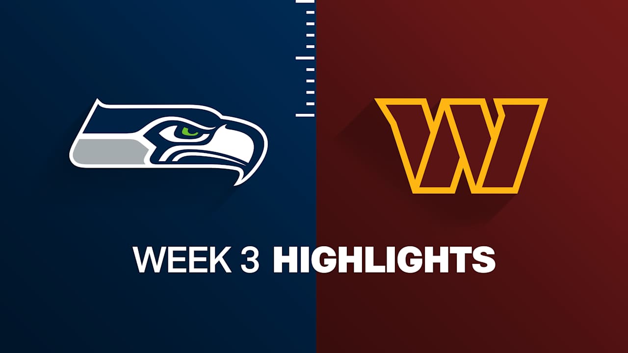 Seahawks vs. Commanders highlights | Week 3 video thumbnail