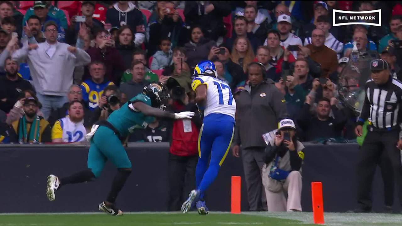 Stafford's fade-route TD pass to Adams boosts Rams' lead to 13-0 vs. Jags