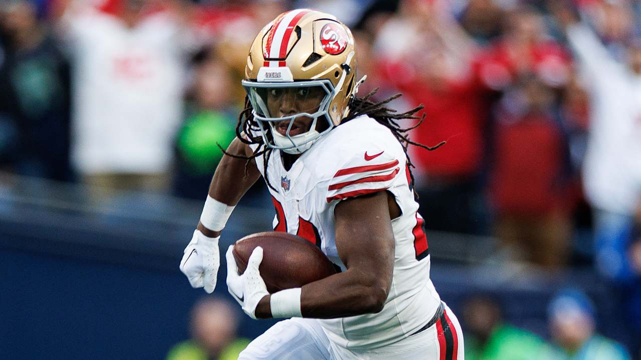 Niners RB Jordan Mason is battling a shoulder sprain every day after being left early in the win over the Seahawks