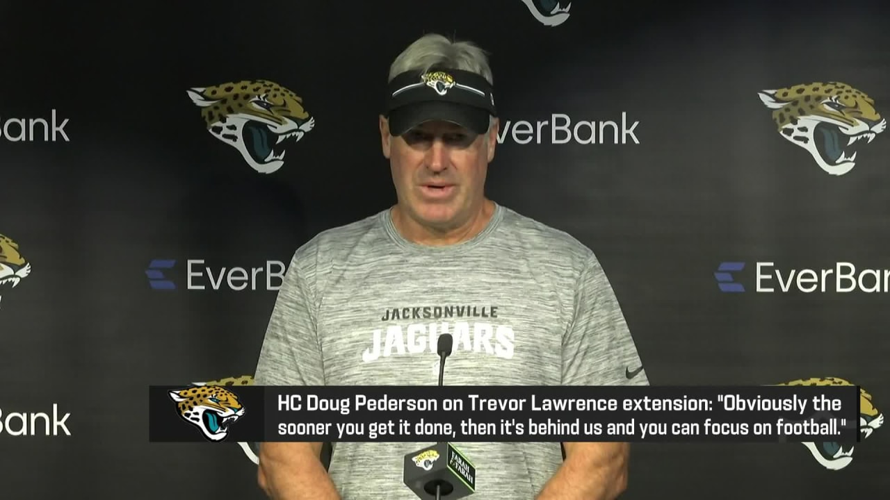 Head coach Doug Pederson on quarterback Trevor Lawrence's Jacksonville ...