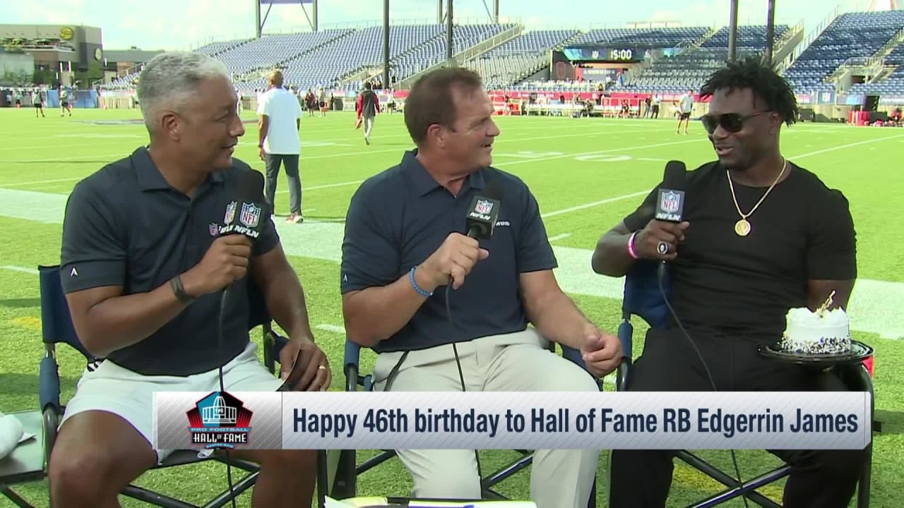 Hall of Fame running back Edgerrin James celebrates his birthday on