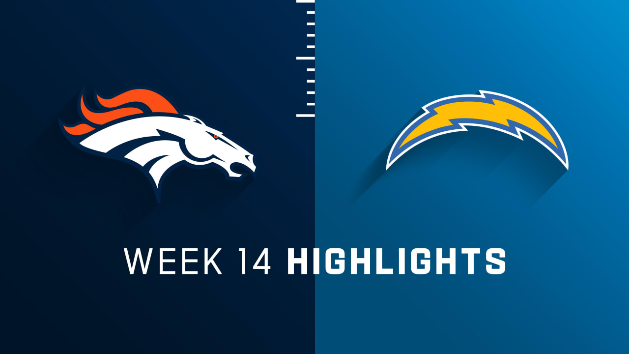 Denver Broncos vs. Los Angeles Chargers highlights Week 14