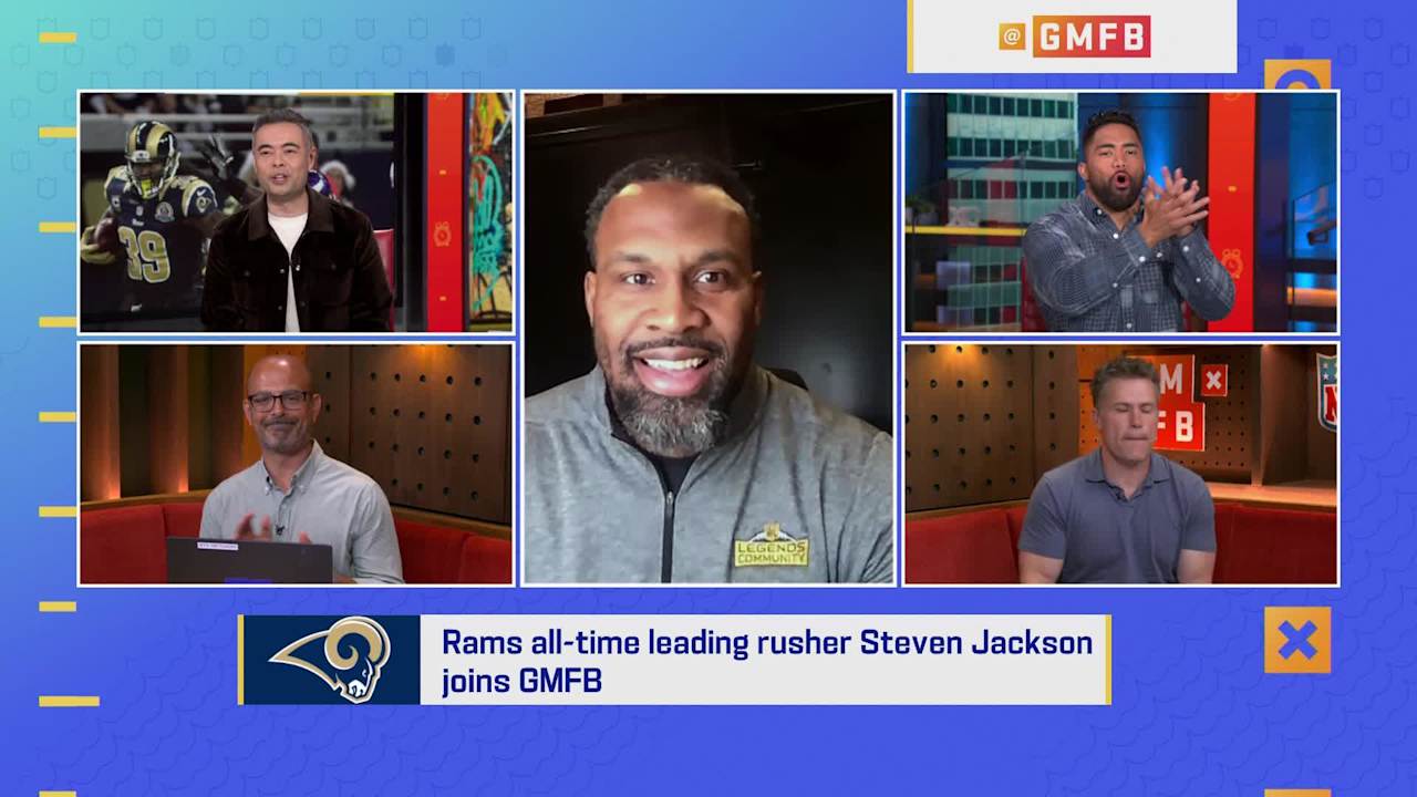 Steven Jackson wakes up with 'GMFB' to discuss RB prospects in 2026 NFL Draft