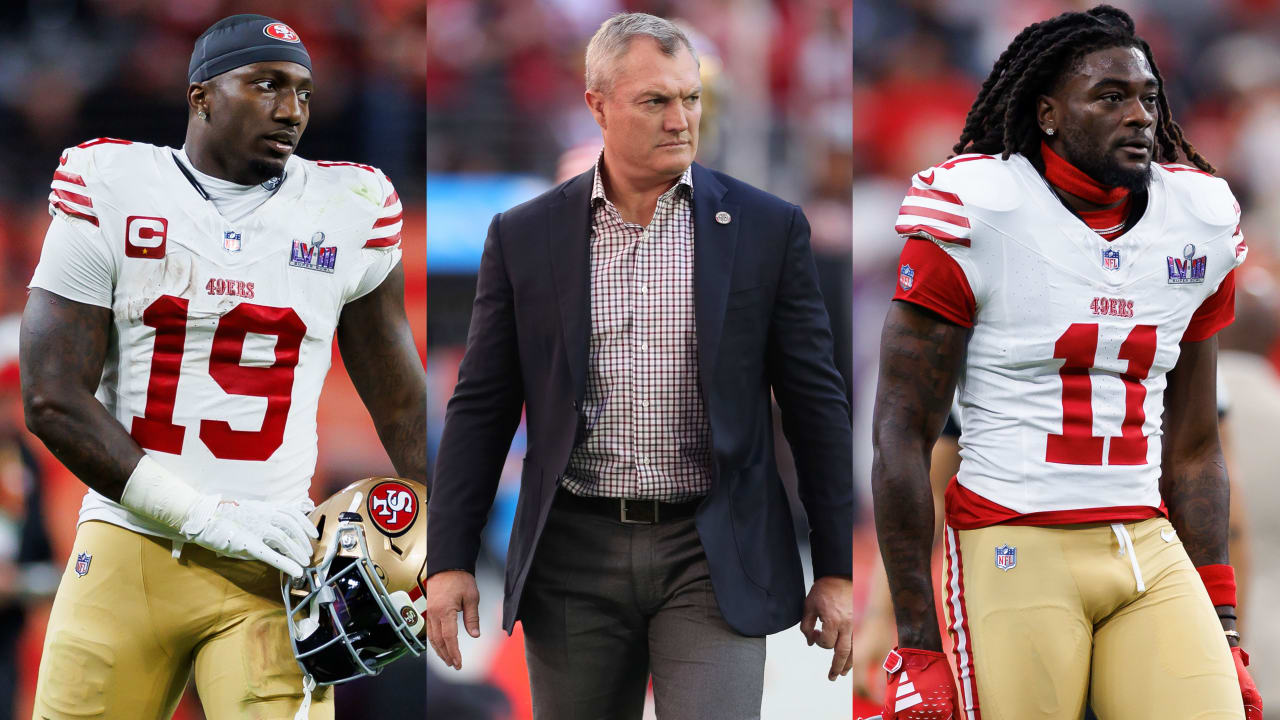 Niners GM John Lynch ‘didn’t entertain any’ trade offers for Deebo Samuel, Brandon Aiyuk on Friday