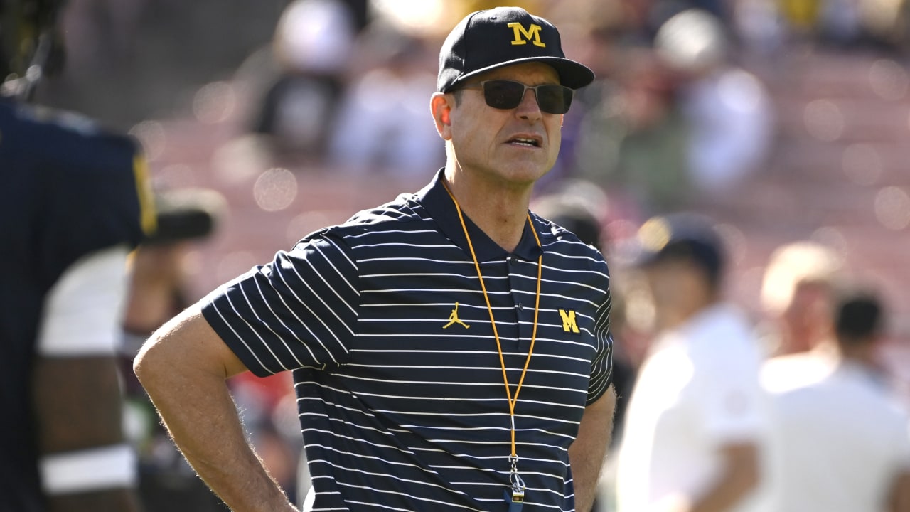 Multiple NFL teams are gathering information on Michigan’s Jim Harbaugh as a potential coach