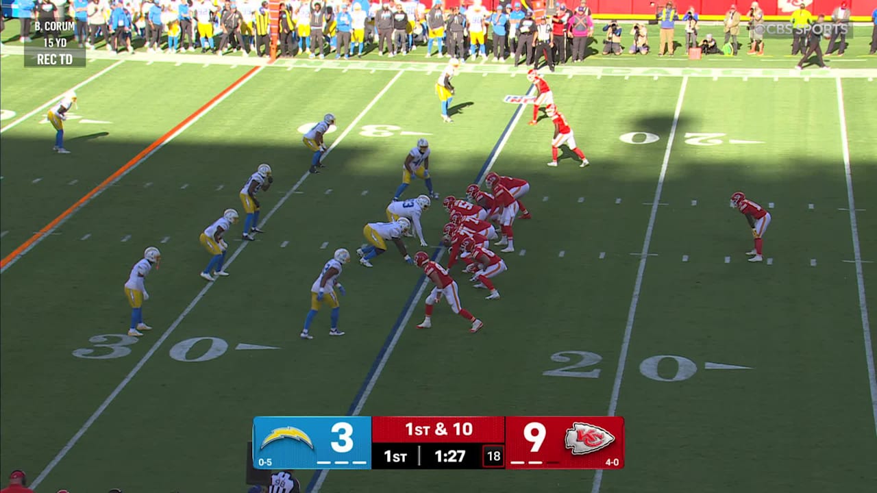 Kansas City Chiefs wide receiver Emmett Johnson absorbs significant hit ...