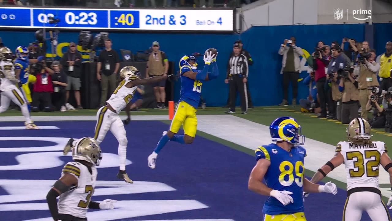 Los Angeles Rams Wide Receiver Demarcus Robinson's Toe-tap Touchdown ...