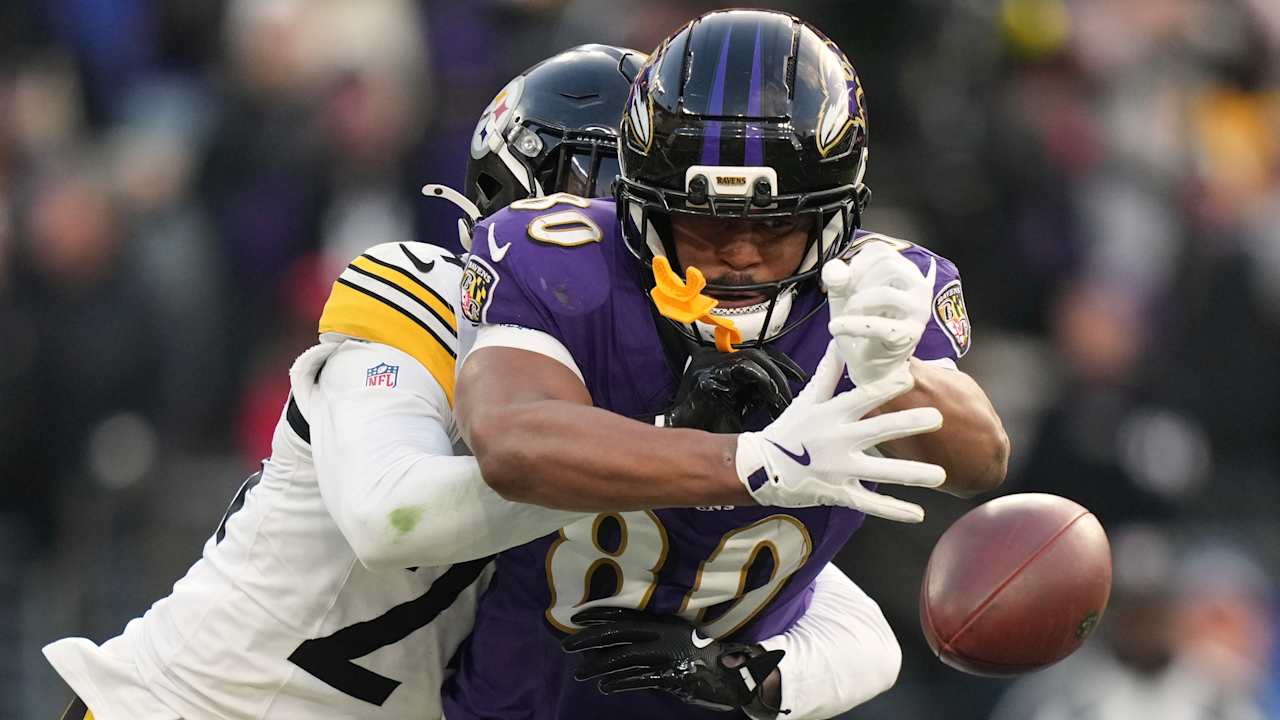 League says Ravens TE Isaiah Likely lost control of ball before third step on overturned TD