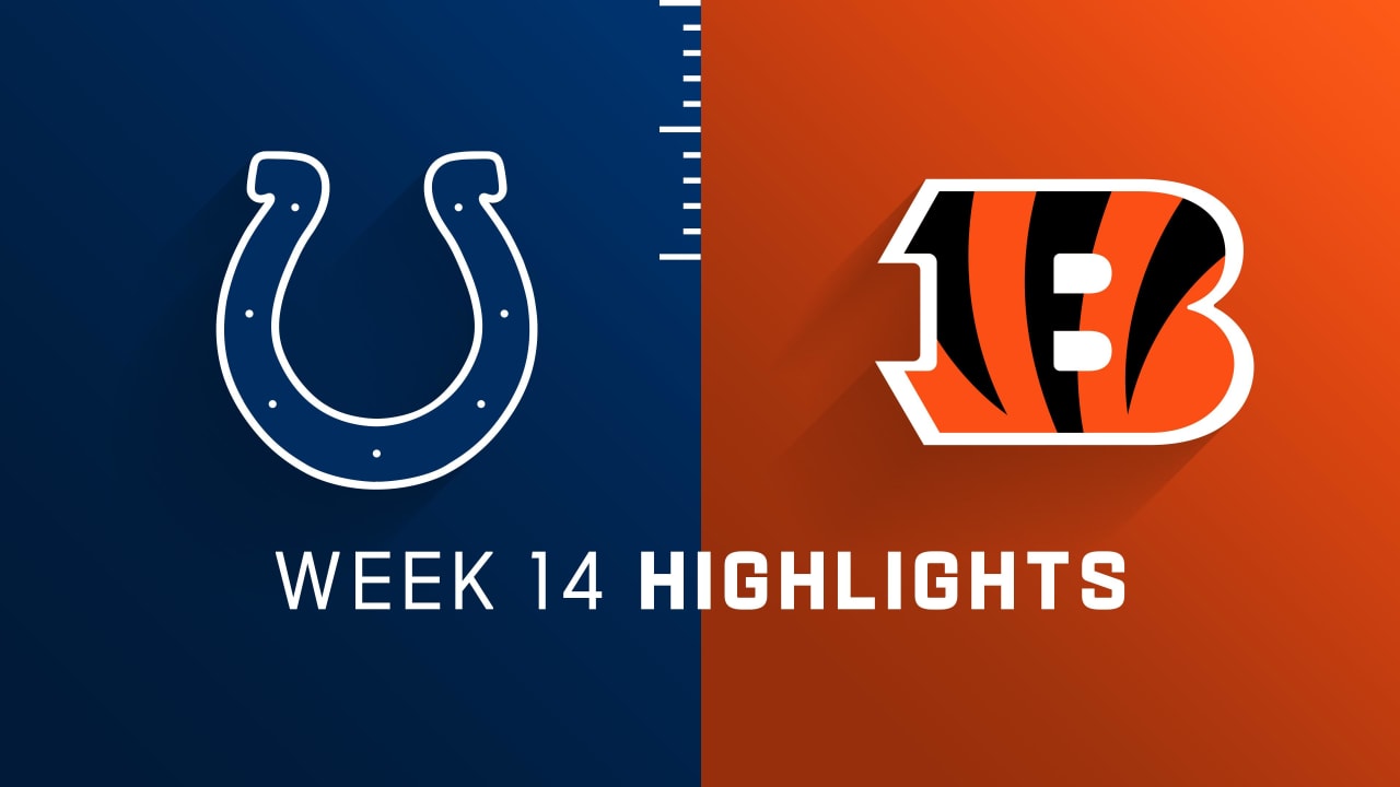 Indianapolis Colts vs. Cincinnati Bengals highlights Week 14