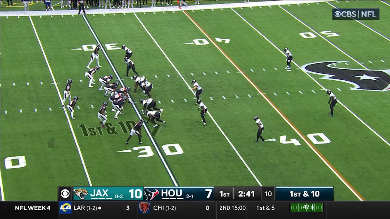 Houston Texans quarterback C.J. Stroud's 28-yard loft to wide receiver ...