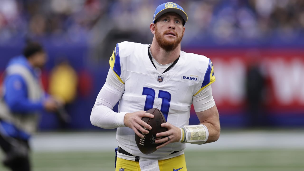 Rams to start QB Carson Wentz in regular-season finale with playoff ...