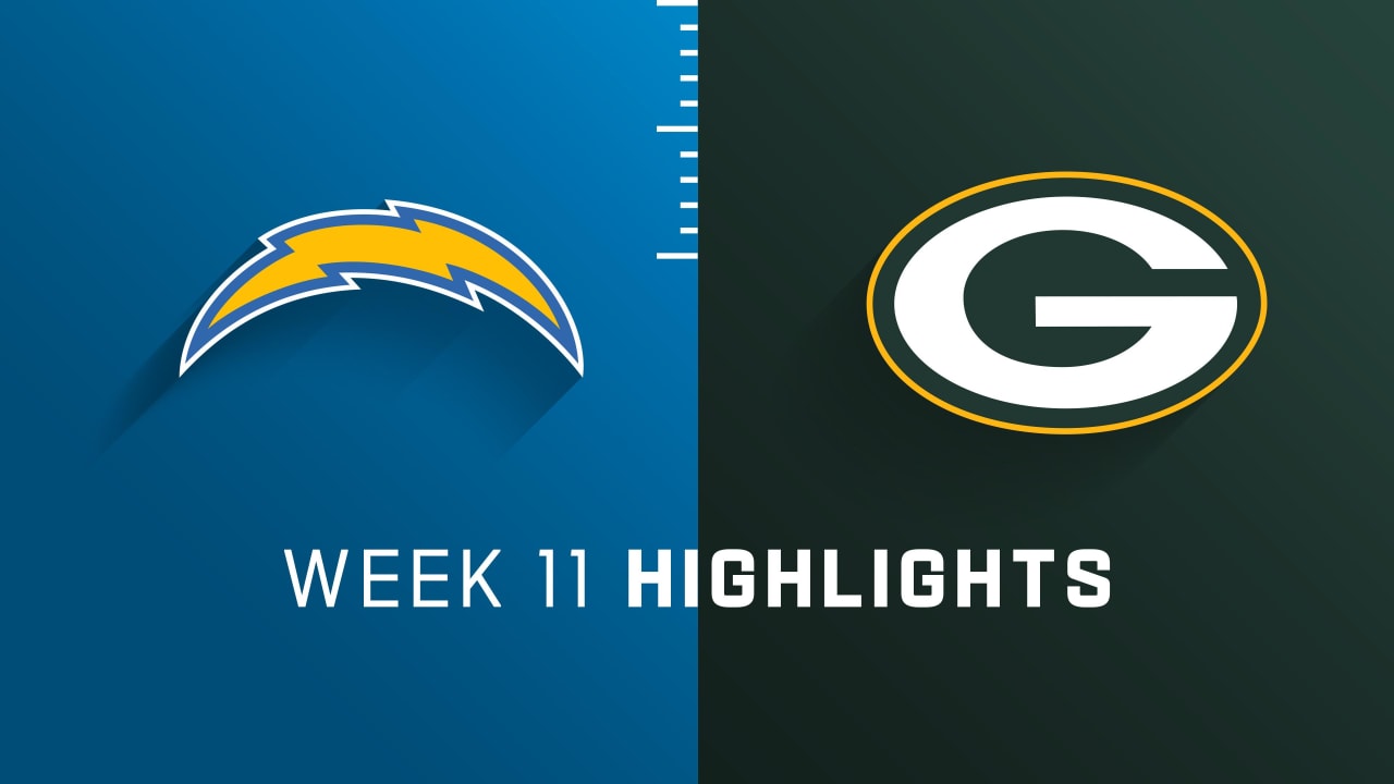 Los Angeles Chargers vs. Green Bay Packers highlights Week 11