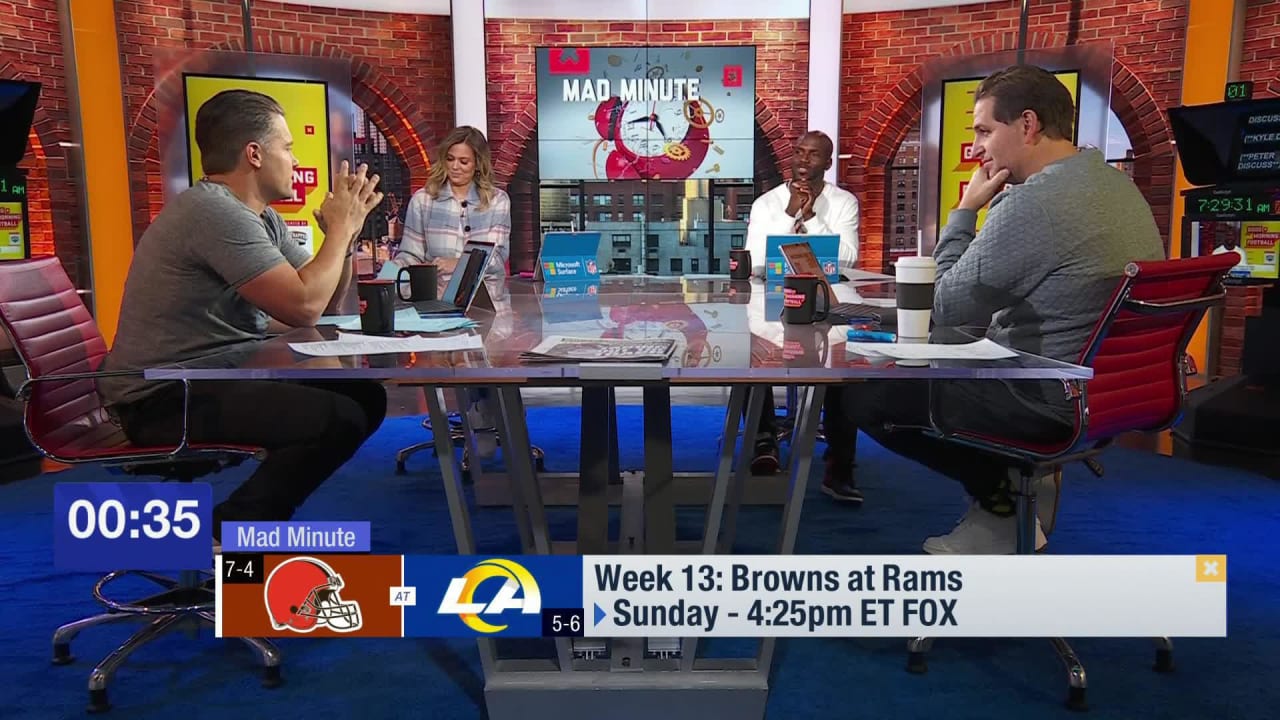 The 'Mad Minute' on Cleveland Browns-Los Angeles Rams in Week 13 | 'GMFB'