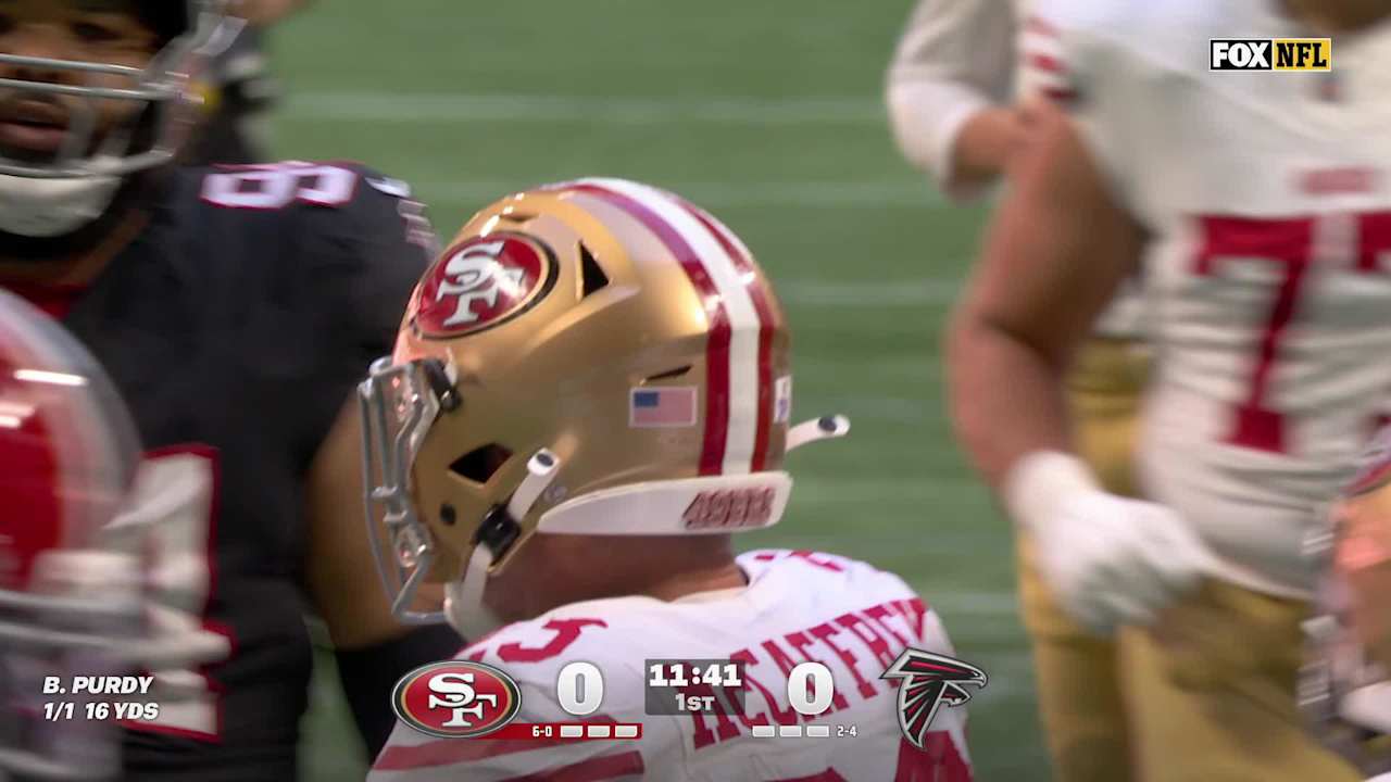 Purdy's 16-yard connection with McCaffrey gets 49ers inside the 5 in ...