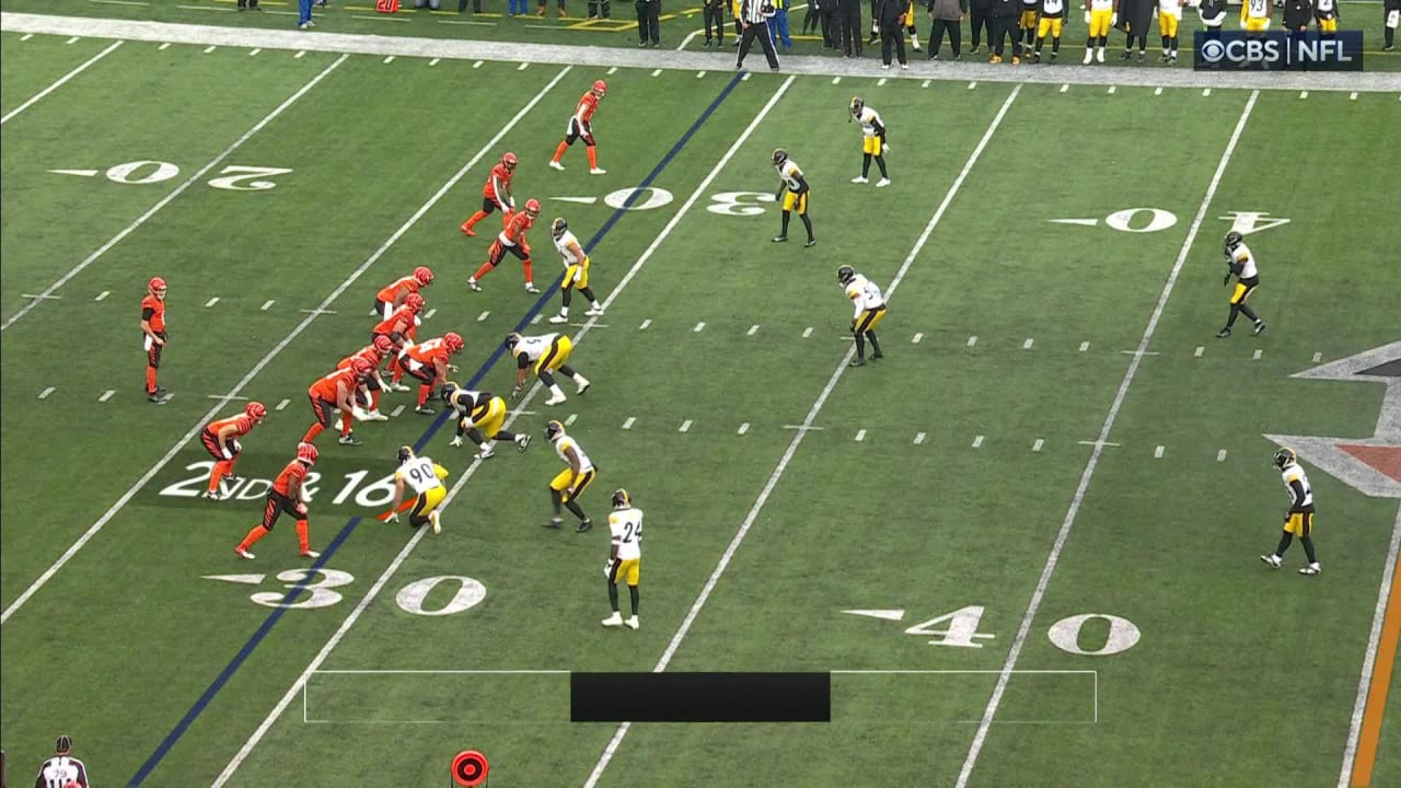 Cincinnati Bengals wide receiver Ja'Marr Chase's second deflected-pass ...
