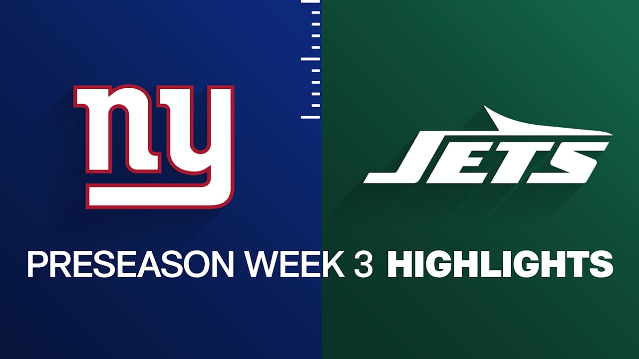 Giants vs. Jets highlights | Preseason Week 3