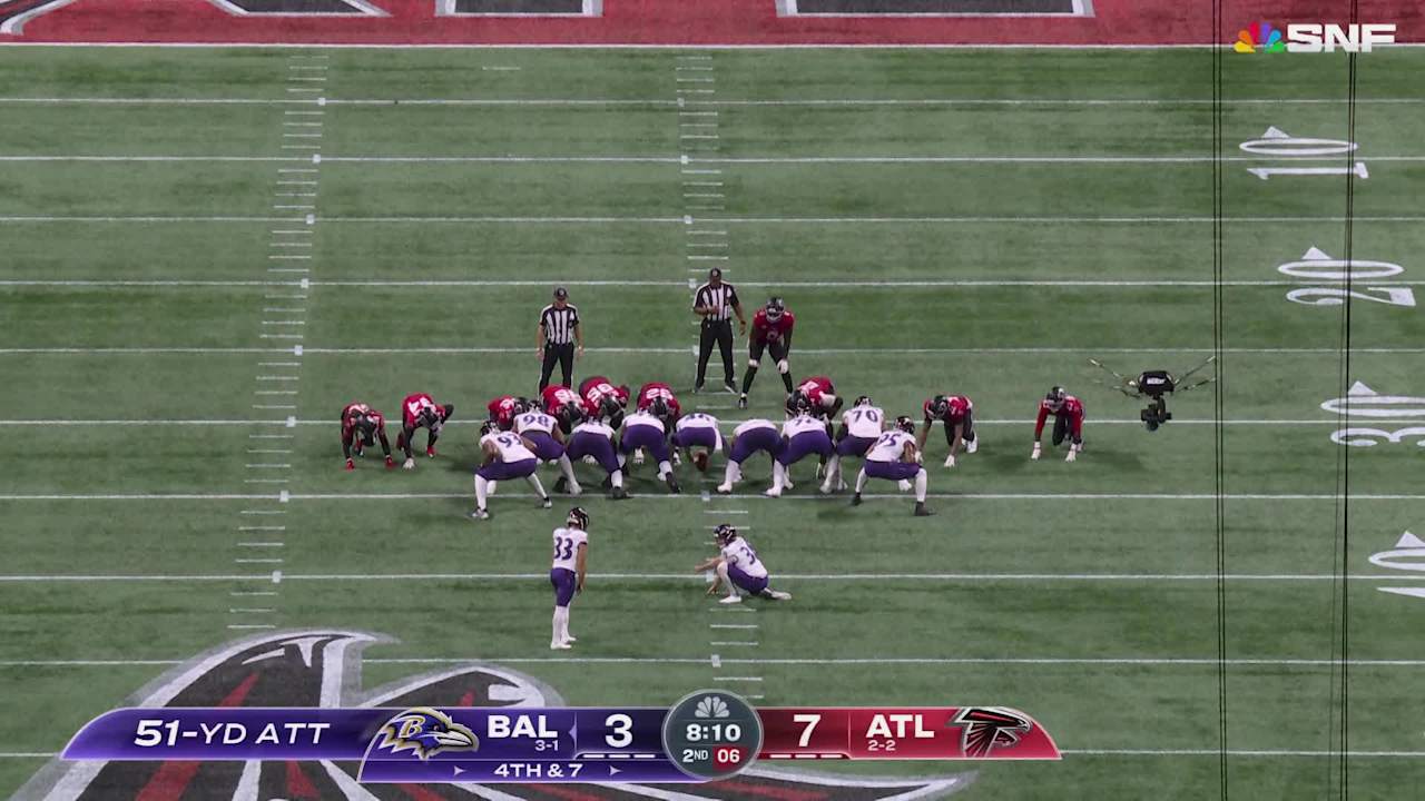 Baltimore Ravens kicker Tyler Loop nails 51-yard FG to trim Falcons ...