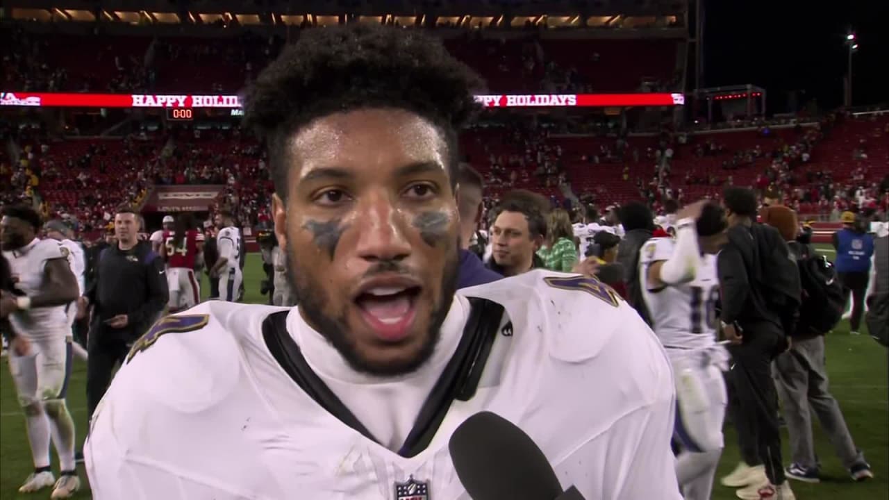 Baltimore Ravens cornerback Marlon Humphrey on Ravens dominant defense