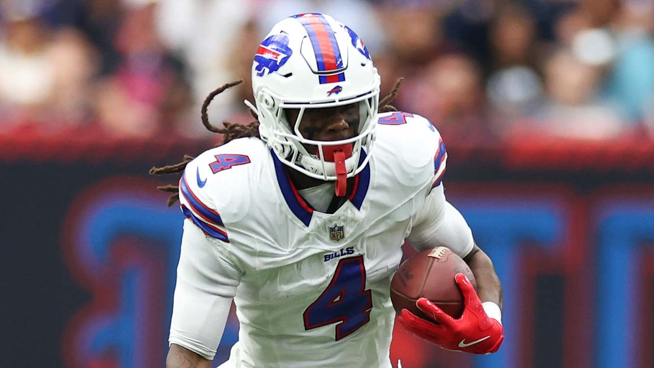 It’s questionable whether Bills RB James Cook (foot/toe) will play against the Jets on Monday