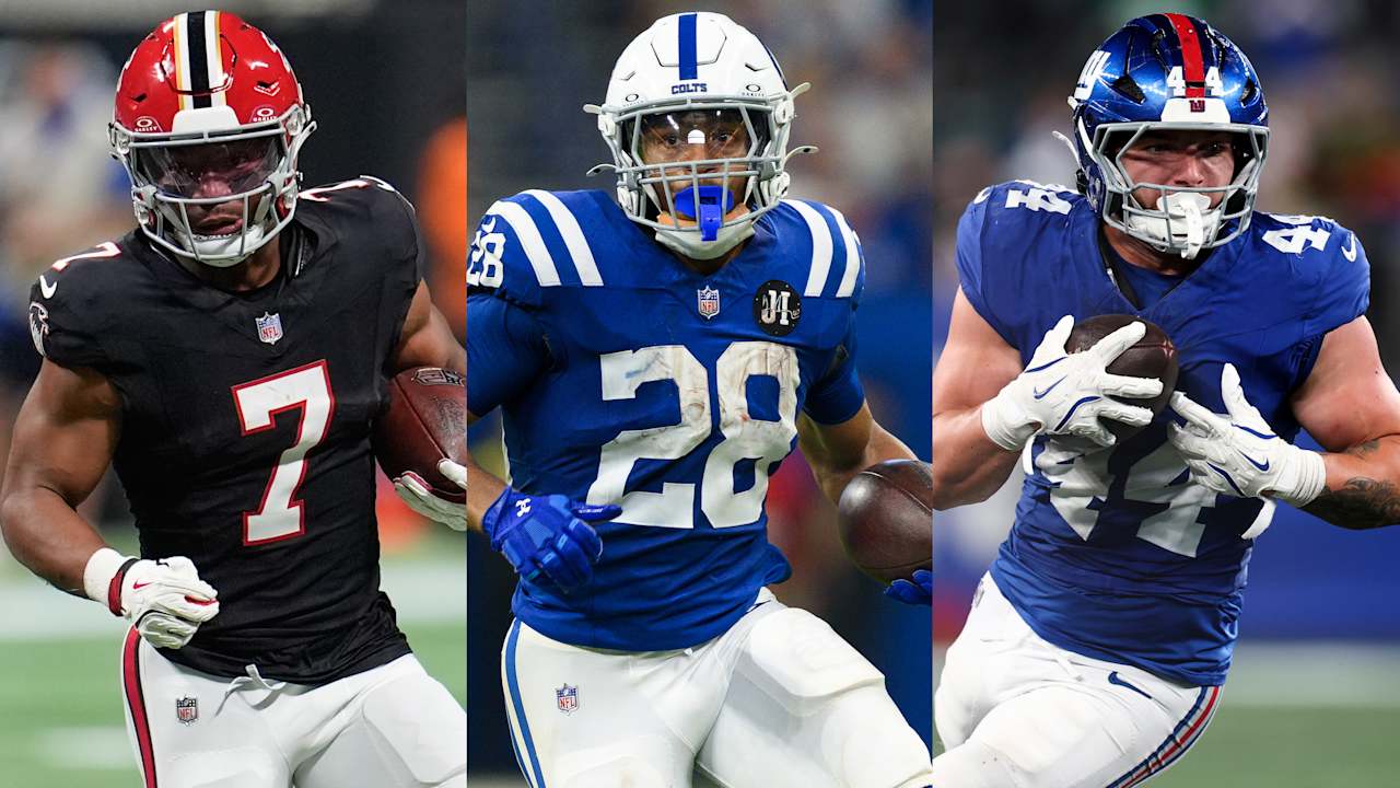 2025 NFL RB Rankings Updated Cam Skattebo Over Saquon Barkley But